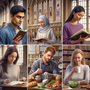 Oxford students observing Lent