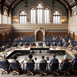 "Aldermen Meeting Oxford City Hall"