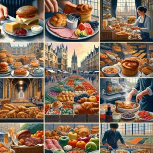 Oxford culinary scene montage