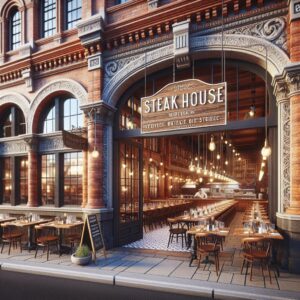 Steak House in Historic Building