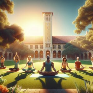 "Sunset Yoga on Campus"