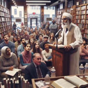 Civil rights lecture at bookstore