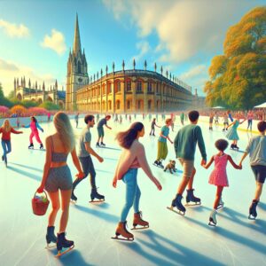 Ice-skating in summer Oxford