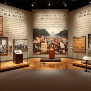 Civil Rights exhibit display