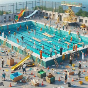 "Renovations at City Swimming Pool"