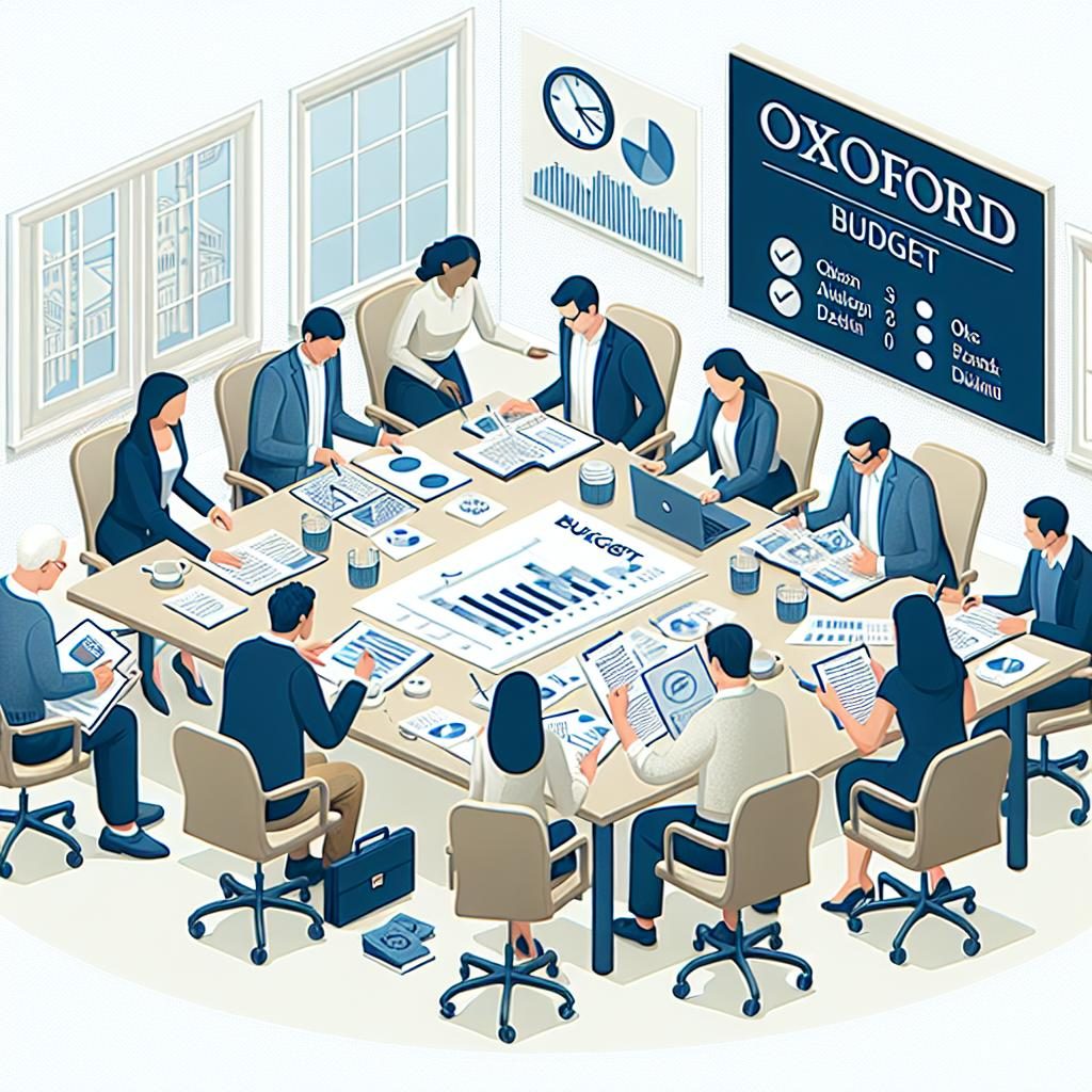 Oxford budget meeting illustration