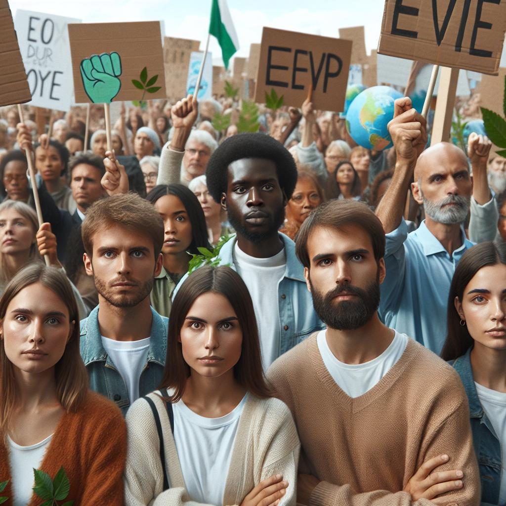 Protestors against environmental injustice