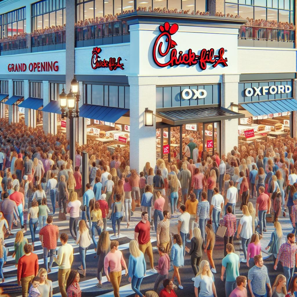 "New Chick-fil-A Oxford Opening"