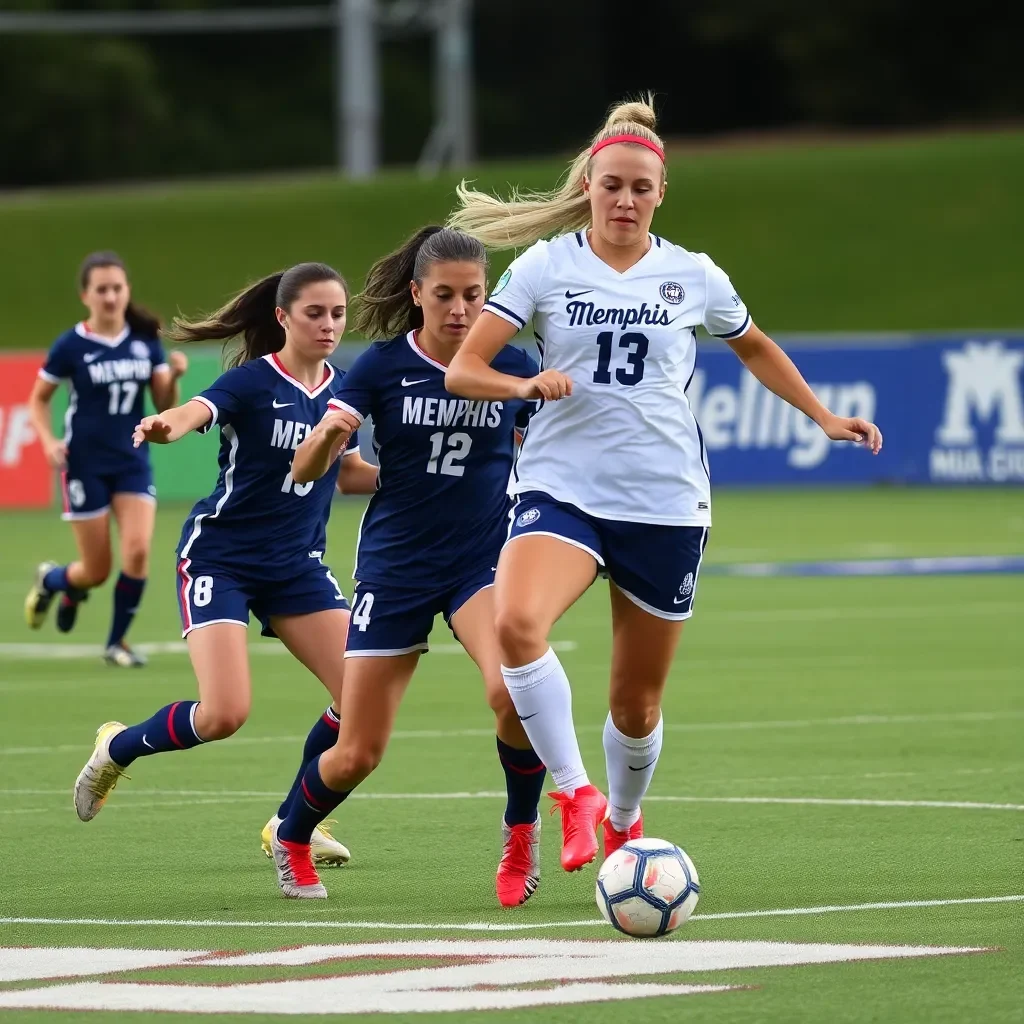 Nation's No. 8/10 Ranked Memphis Women's Soccer Battles Ole Miss in Highly Anticipated Showdown