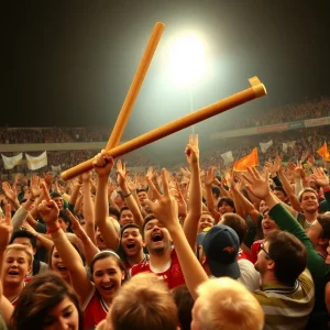 Oxford Celebrates Ole Miss Rebels' Upset Victory as Goalposts Take a Joyride