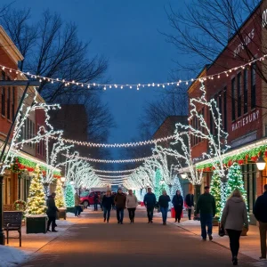 Holiday lights in Hattiesburg and Oxford