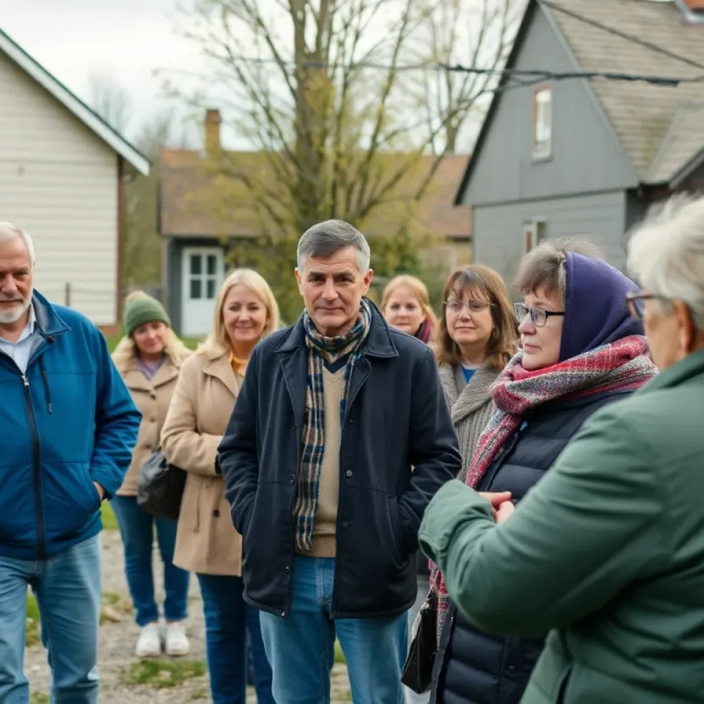 Community members discussing safety and support for vulnerable adults in Oxford.