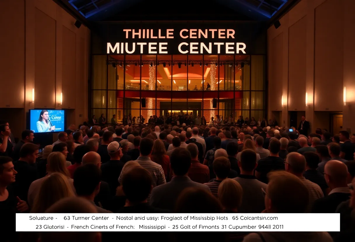 Audiences enjoying the French Film Festival at the University of Mississippi's Turner Center