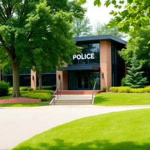 Exterior view of the new Oxford Police Department headquarters