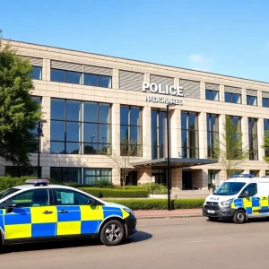 Exterior view of the new Oxford Police Department headquarters