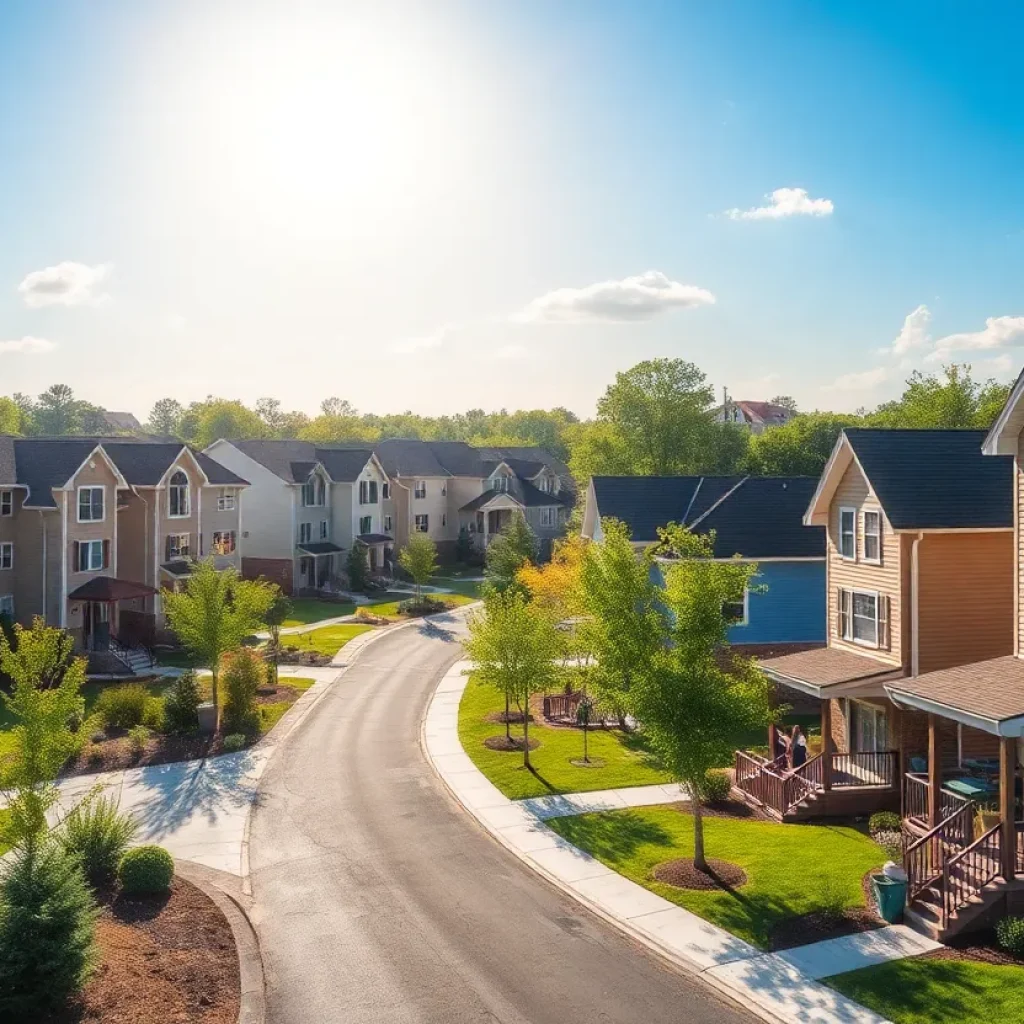 Neighborhood in Lafayette County showing various properties.