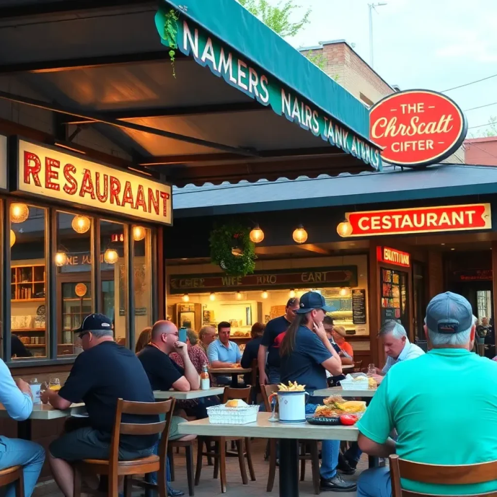 People dining at various top-rated restaurants in Oxford, Mississippi